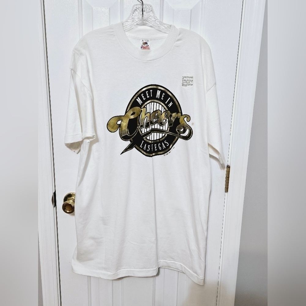 Vintage "Meet me in Cheers" Las Vegas Tshirt size XL * single stitch* NWOT